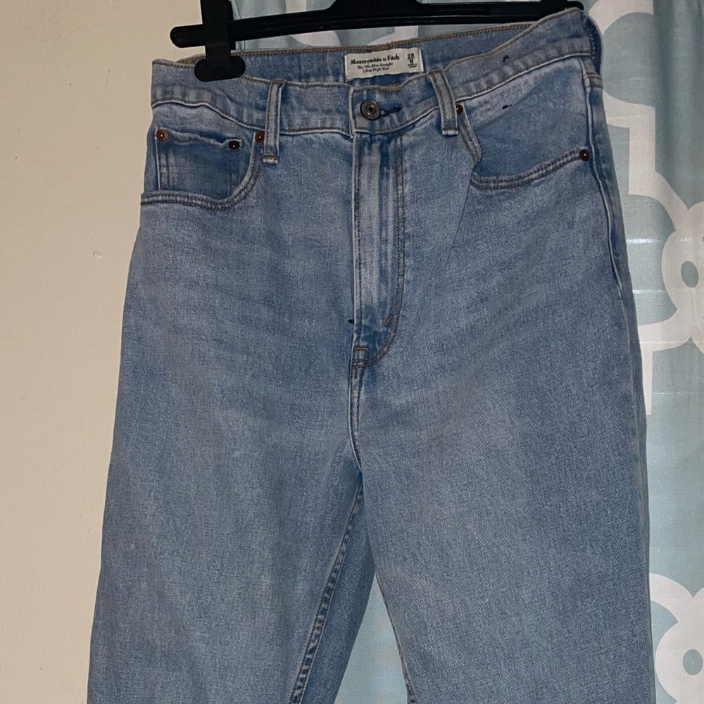 Abercrombie and Fitch 90s Slim Straight Jeans Curve Love 28/6 R